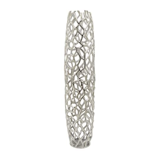 Aluminum Coral Contemporary Vase